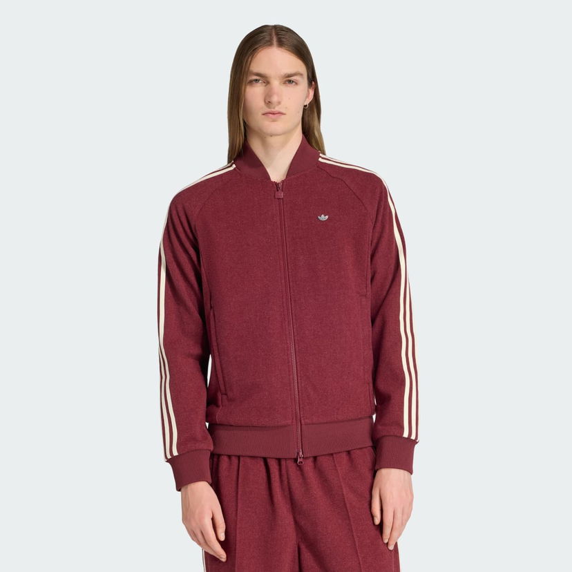 Jakna adidas Performance Track Jacket Tamnocrvena | JV7611