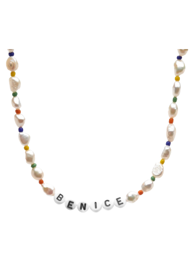 Ogrlica Sporty & Rich Be Nice Pearl & Bead Necklace Žuta | AC492-PE