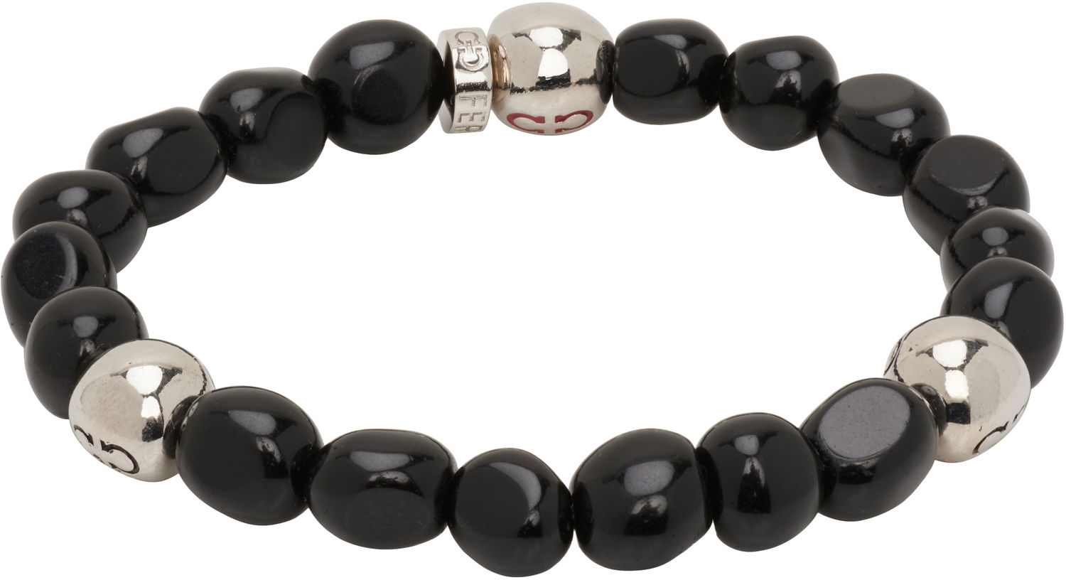 Narukvica FERRAGAMO Salvatore Ferragamo Baroque Beads Bracelet Crna | 785665, 1