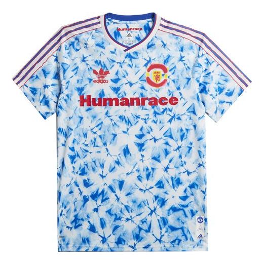 Dres adidas Originals Human Race Manchester United Fan Edition Quick Dry Soccer Jersey Plava | GJ9084