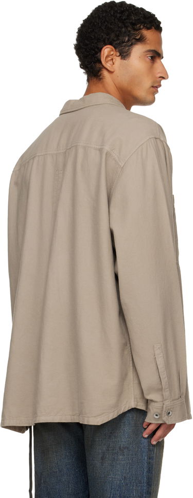Košulja Rick Owens DRKSHDW Concordians Jumbo Button-Up Shirt Bež | DU02E7299 CFL, 2