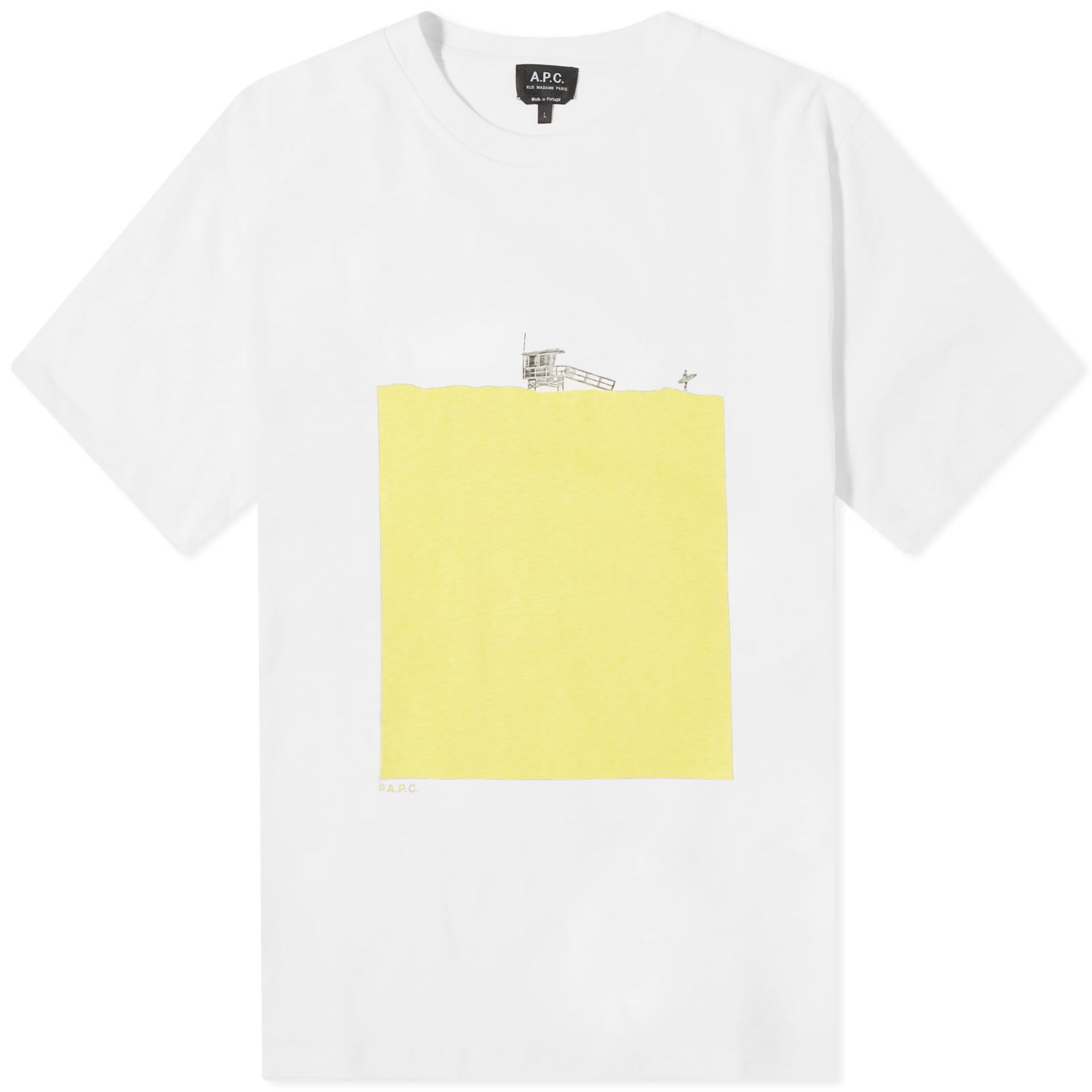 Majica kratkih rukava A.P.C. Crush T-Shirt Žuta | COGCK-H26363-DAA, 0