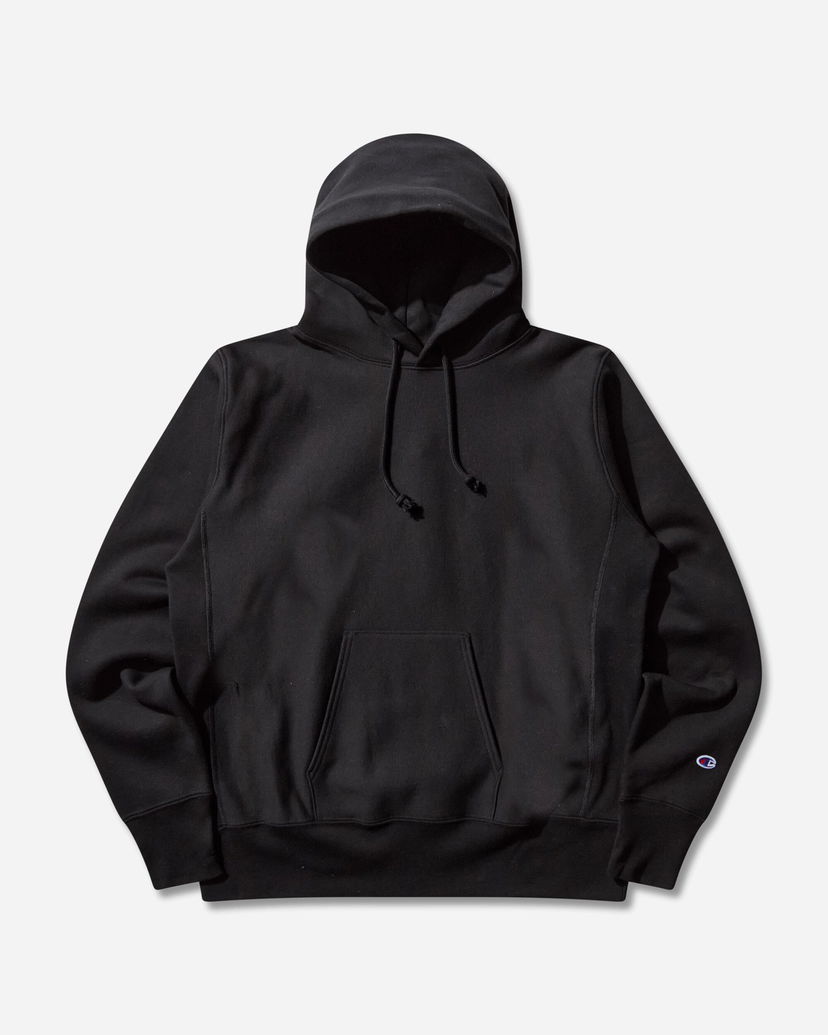 Dukserice Champion Reverse Weave Made in USA Hoodie Crna | 221580 X090