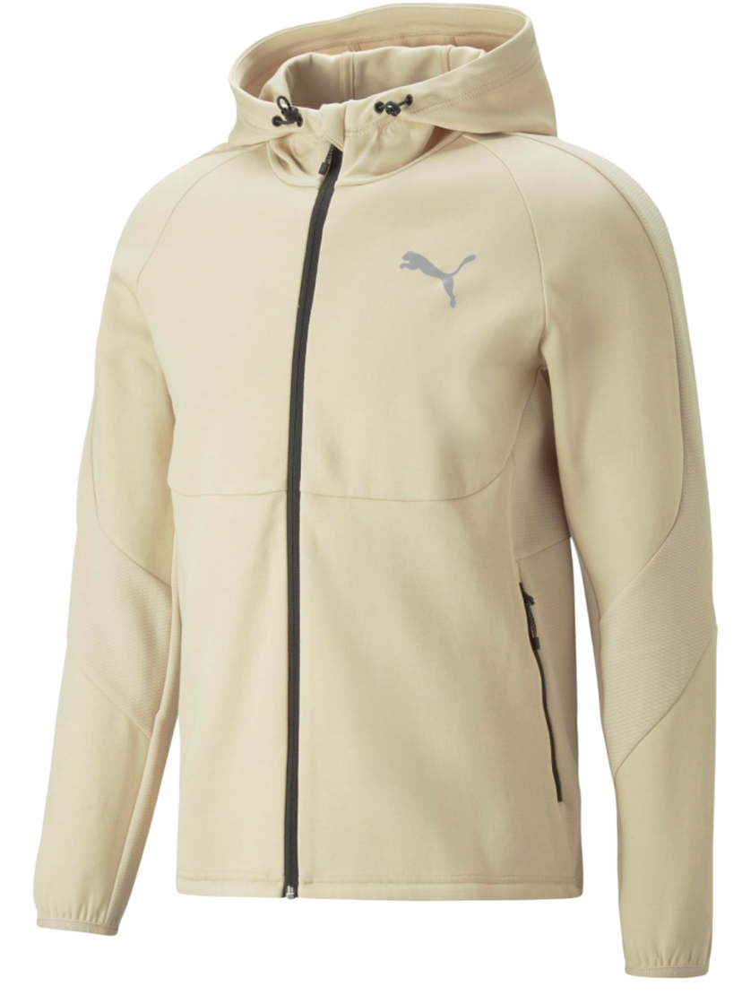 Dukserice Puma Puma EVOSTRIPE Hooded Jacket Bež | 673313-088