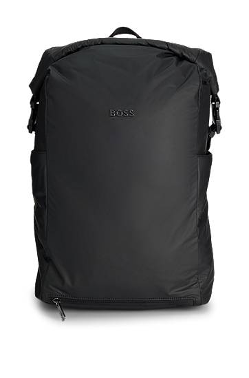 Ruksak BOSS BOSS Roll-Top Backpack Crna | 50541460