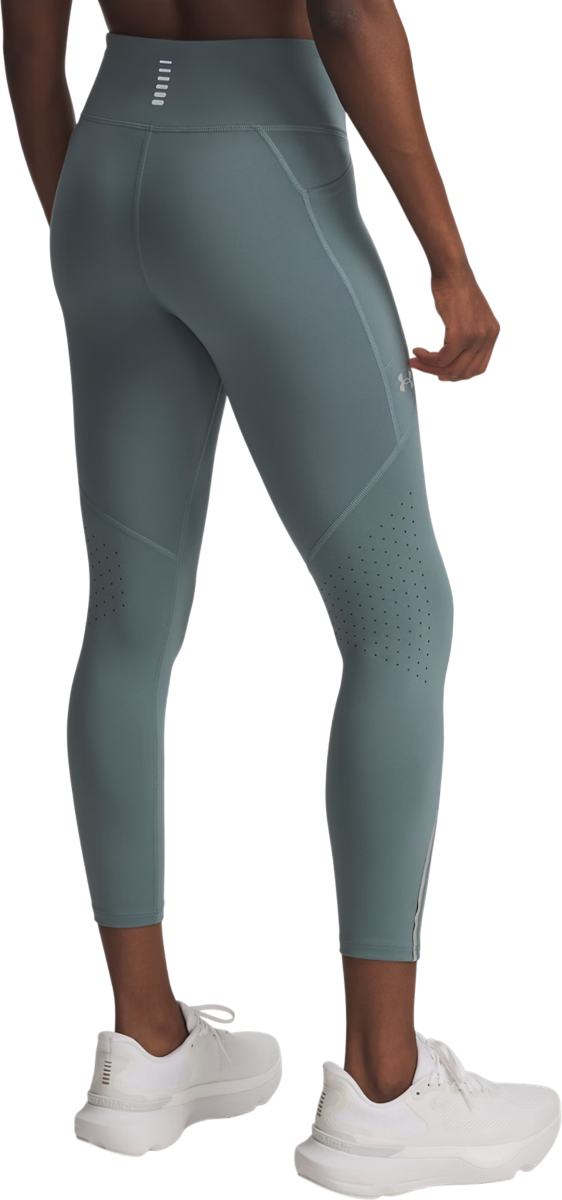 Tajice Under Armour Launch Ankle Tights with Perforated Panels and Reflective Detail Tirkiz | 1369771-587, 1