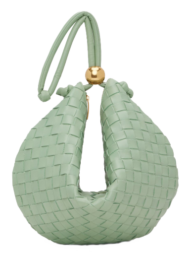 Ručna torbica Bottega Veneta Medium Turn Pouch Zelena | 701024 V1W51