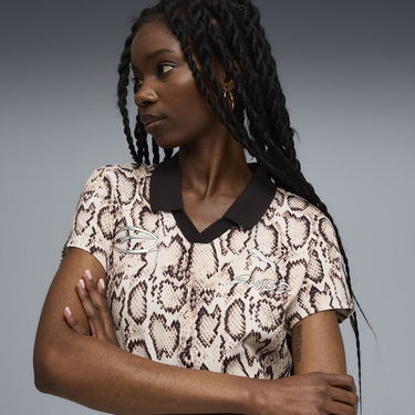 Haljina Puma A$AP ROCKY Snakeskin Print Short-Sleeve Polo Dress Višebojno | 633416_36, 4