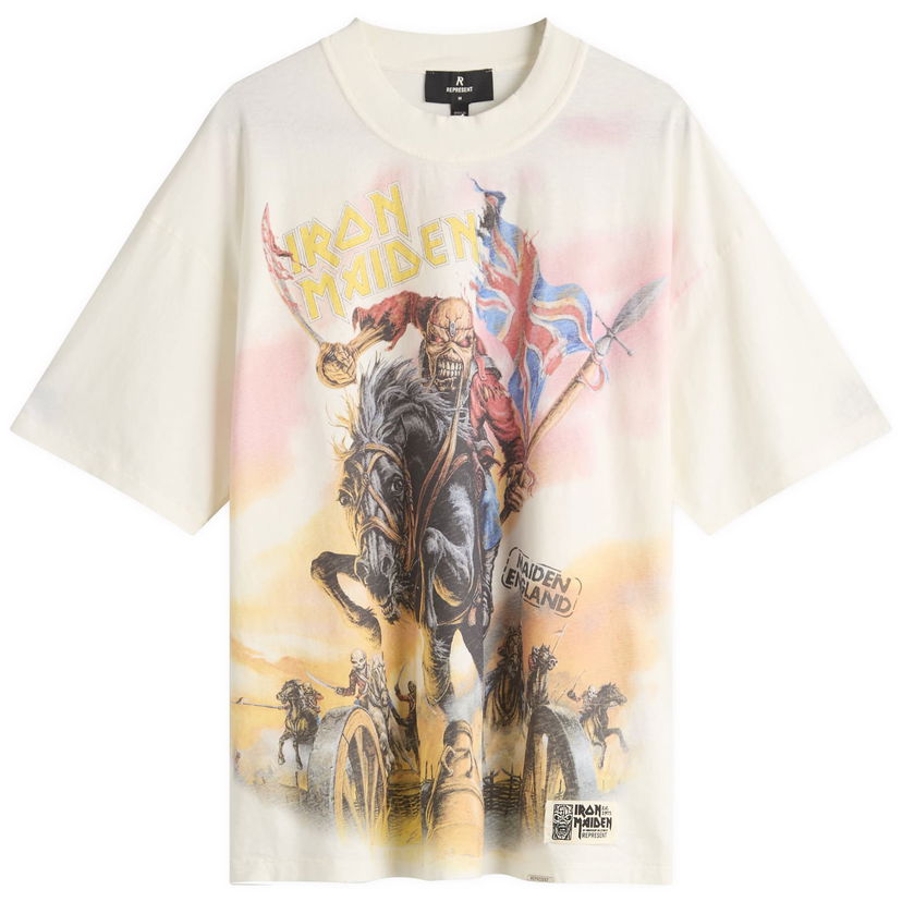 Majica kratkih rukava Represent Clo Iron Maiden Steed Graphic Tee Bijela | MLM100581-72