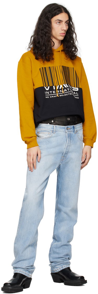 Dukserice VETEMENTS VTMNTS International Graphic Print Hoodie Žuta | VL16HD600M, 3