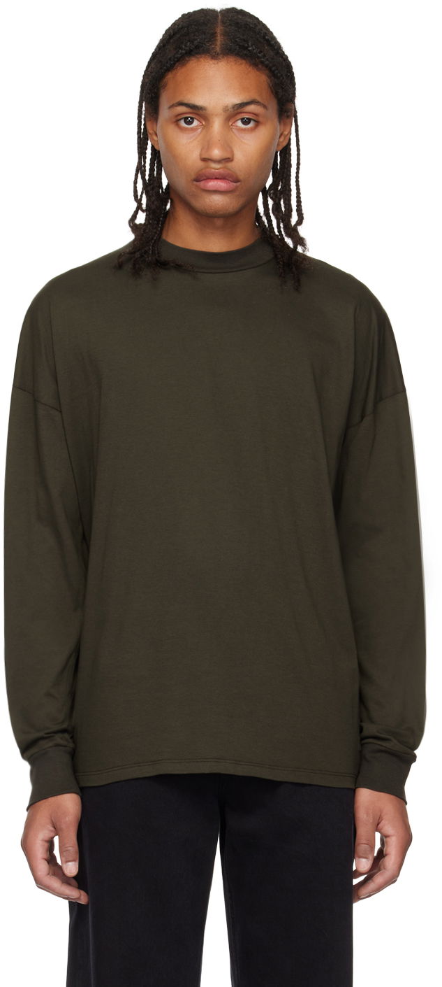 Majica kratkih rukava The Row Drago Long Sleeve T-Shirt Zelena | 288-K291