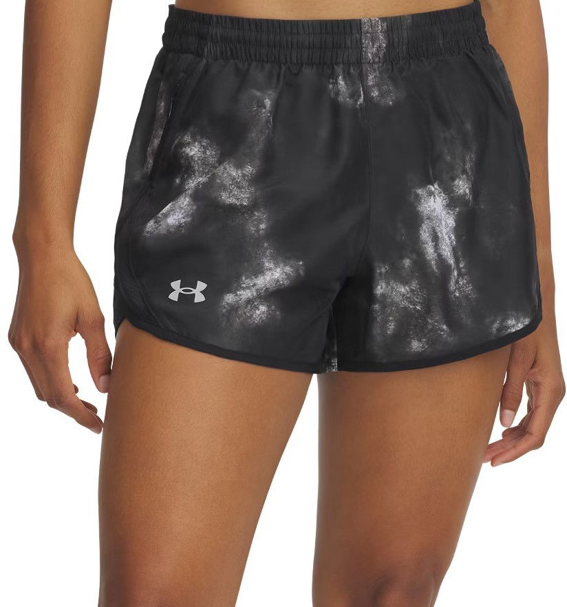 Kratke hlače Under Armour Fly By 3" Printed Running Shorts Crna | 1382439-007