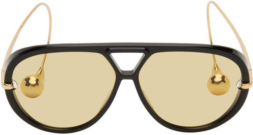 Sunčane naočale Bottega Veneta Aviator Sunglasses Crna | BV1273S-003