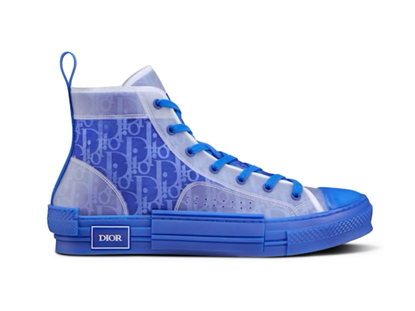 Tenisice i cipele Dior B23 High Top Blue Oblique Canvas Plava | 3SH118ZMK_H561, 0