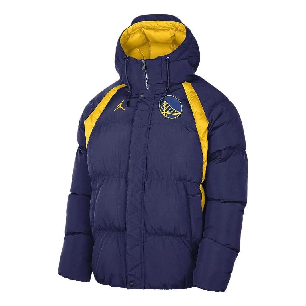 Pernata jakna Jordan Golden State Warriors Courtside Statement Edition Puffer Jacket Plava | DN9773-421, 0
