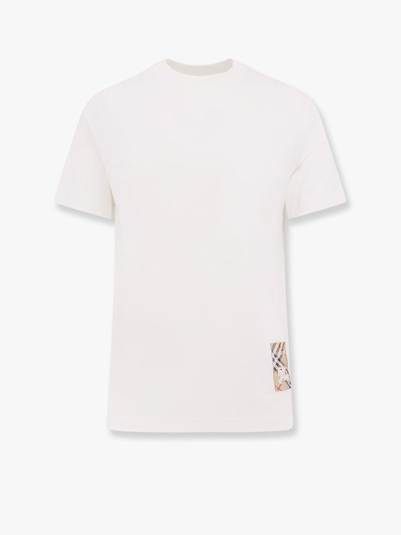 Majica kratkih rukava Burberry White Short Sleeve T-Shirt with Pocket Bijela | 8102254B7078