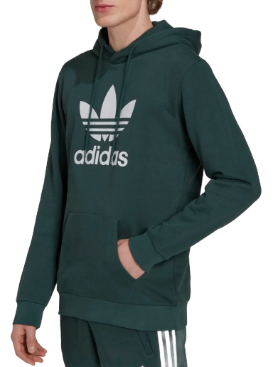 Dukserice adidas Originals Hoodie Trefoil Zelena | hk7270