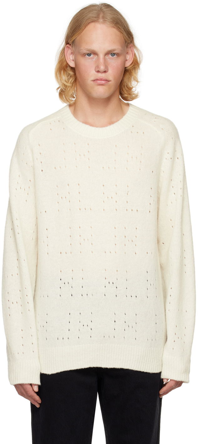 Džemper Helmut Lang Crewneck Knit Sweater Bijela | M10HM702