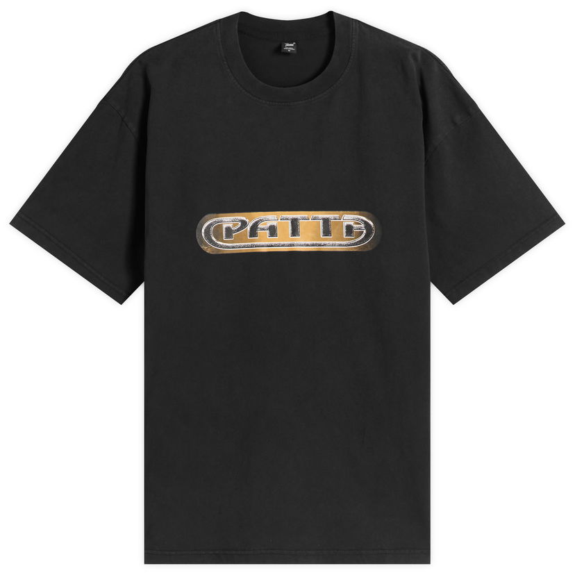 Majica kratkih rukava Patta Patta Gilded Acid Washed T-Shirt, Size X-Small Crna | POC-AW25-1000-294-0013-001