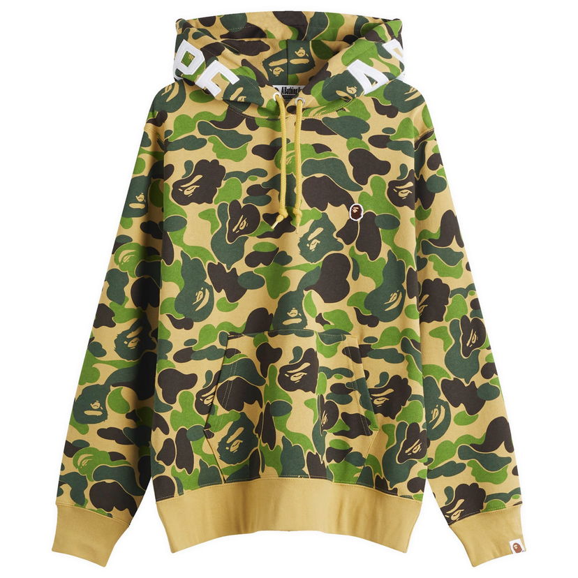 Dukserice BAPE Bathing Ape ABC Camo Pullover Hoodie Žuta | 001PPL301008M-GRN