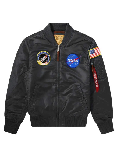 Bomber jakna Alpha Industries MA-1 VF NASA Jacket Crna | 166107-03