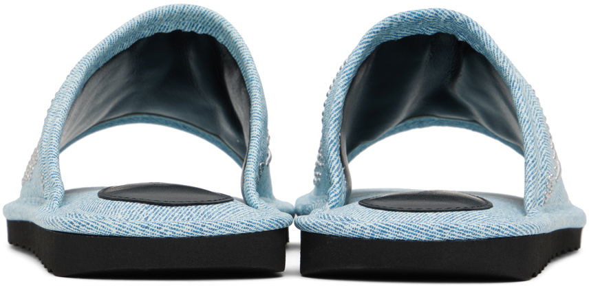 Dodaci BY FAR BY FAR Ari Stud Slides Plava | 23CRARSDNMSTD, 1