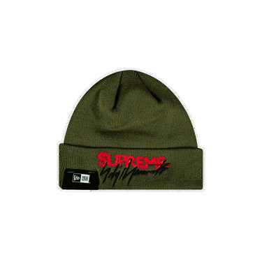 Kapica Supreme Yohji Yamamoto x New Era Beanie Zelena | FW20BN5 OLIVE, 0