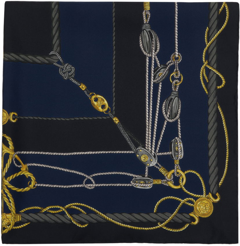 Šal Versace Nautical Scarf Tamnoplava | 1001600_1A09964