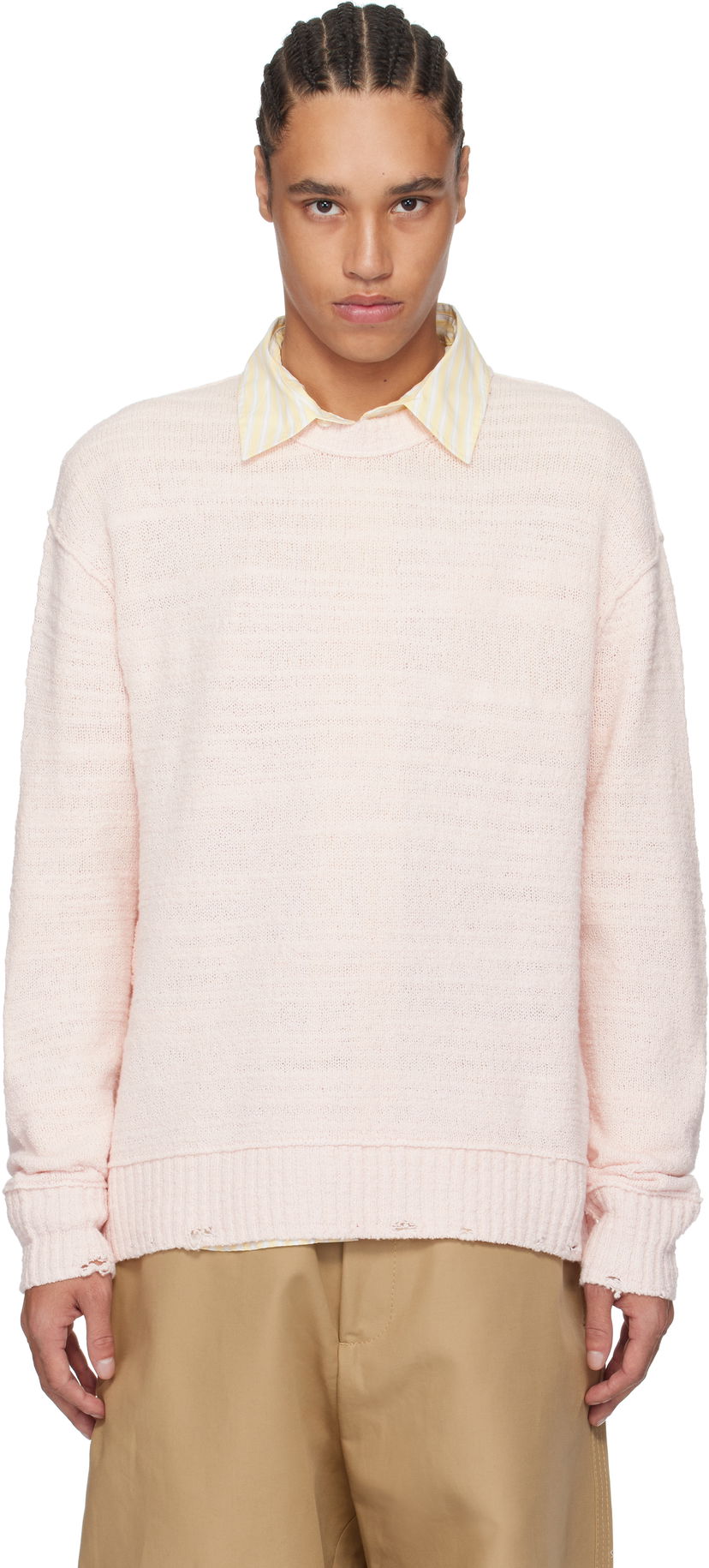 Džemper Acne Studios Acne Studios Knit Sweater Ružičasta | B60361-