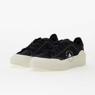 Tenisice i cipele adidas Performance Stella McCartney x Court Cotton Core Black/ Core Black/ Off White Crna | HP5702, 4