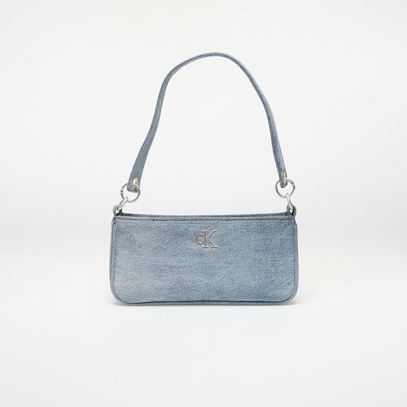 Ručna torbica CALVIN KLEIN Calvin Klein Jeans Denim Shoulder Pouch Bag Plava | LV04F3217G VGO