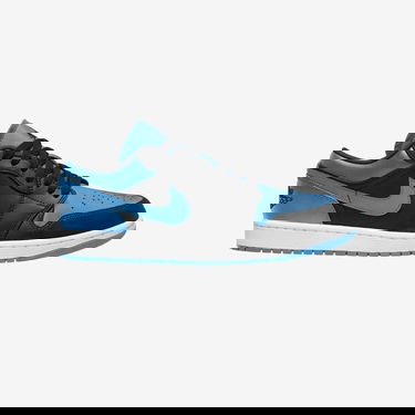 Tenisice i cipele Jordan Air Jordan 1 Low "Black University Blue" Plava | 553558-041, 4