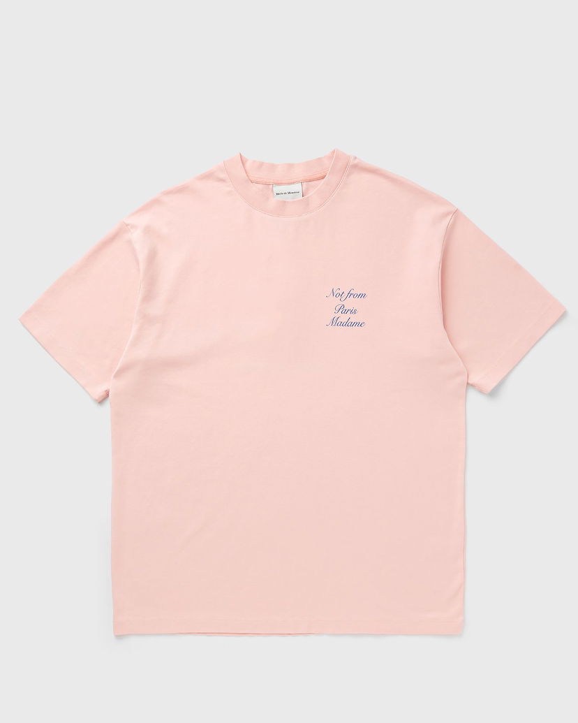 Majica kratkih rukava Drôle de Monsieur Drole de Monsieur Le Cursive Slogan T-Shirt Ružičasta | G-TS209-CO002-LPI