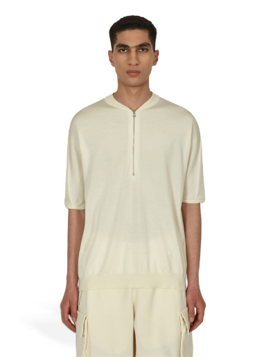Majica kratkih rukava Nike Every Stitch Considered Wool Halfzip Top Bež | DR5410-113