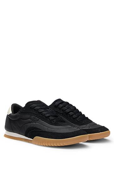 Odjeća i dodaci BOSS Fabric and Suede Low-Tops Crna | 50542185