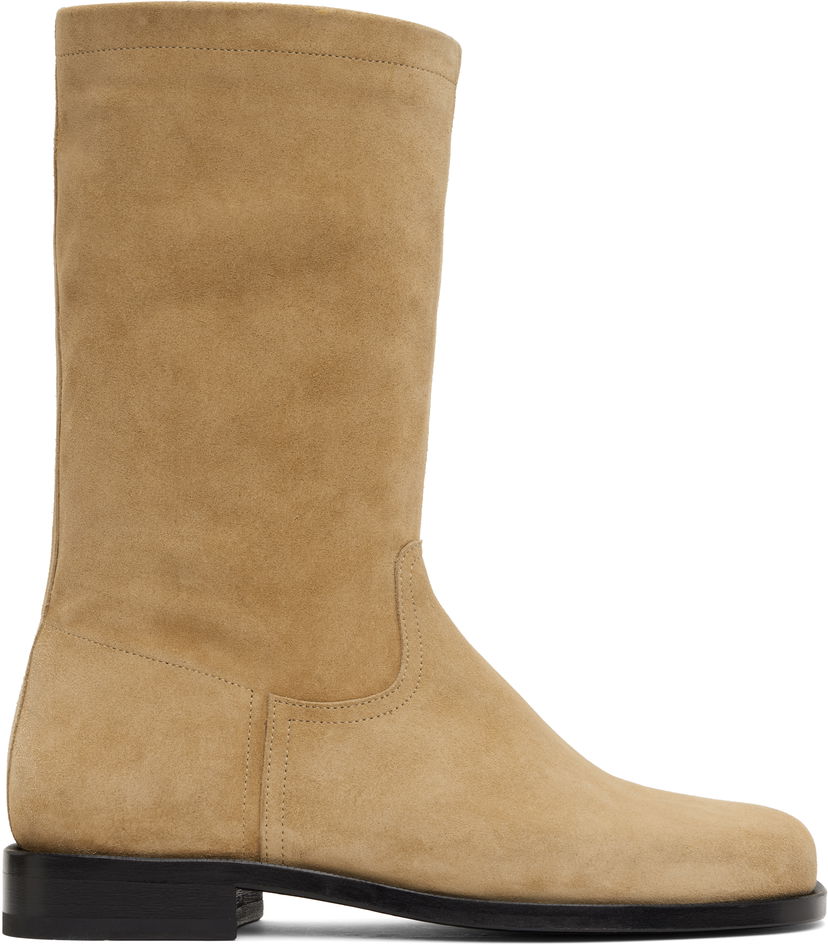 Odjeća LEMAIRE Lemaire Soft Workwear Boots Bež | FO0196 LL0134