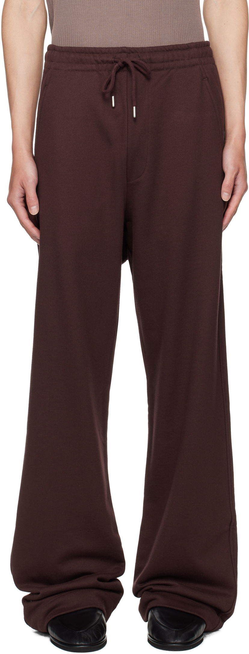 Trenirka Dries Van Noten Dries Van Noten Drawstring Sweatpants Smeđa | 252-021156-2611