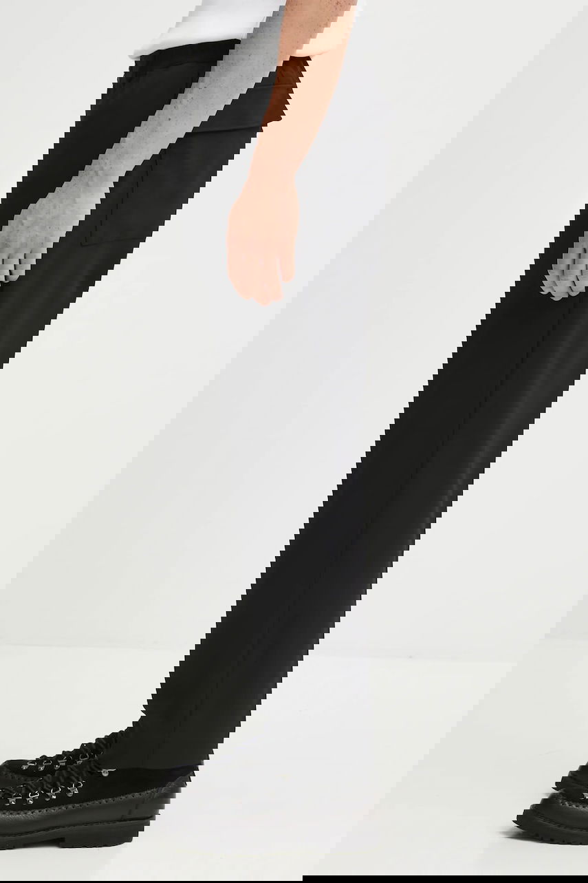 Hlače Neighborhood Wool Blend Tapered Silhouette Pants Crna | 252ZANH.PTM03, 1