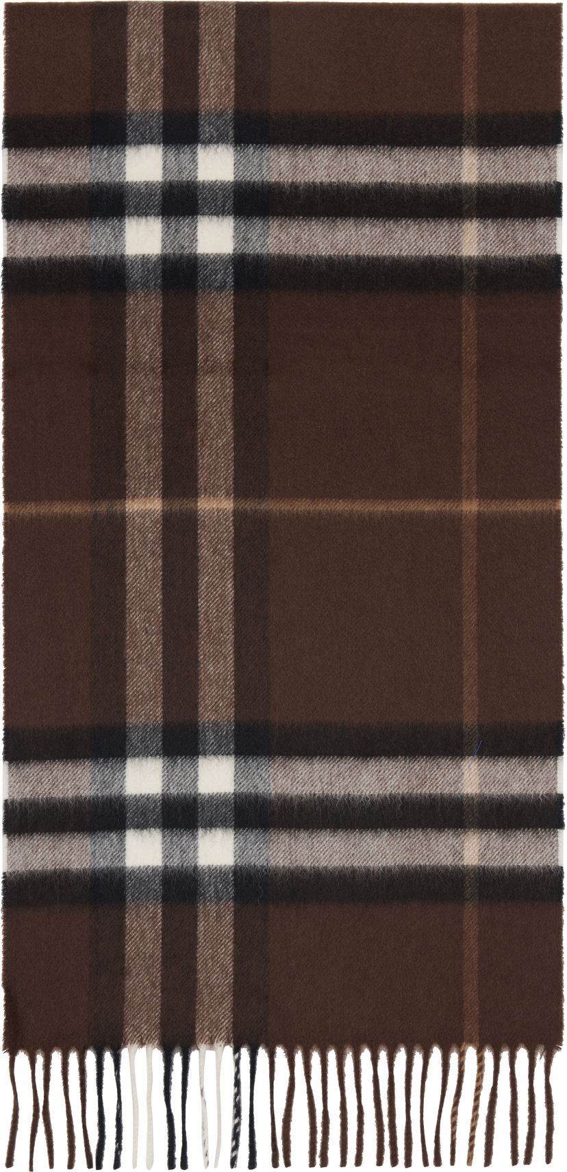 Šal Burberry Burberry Check Cashmere Scarf Smeđa | 8112638