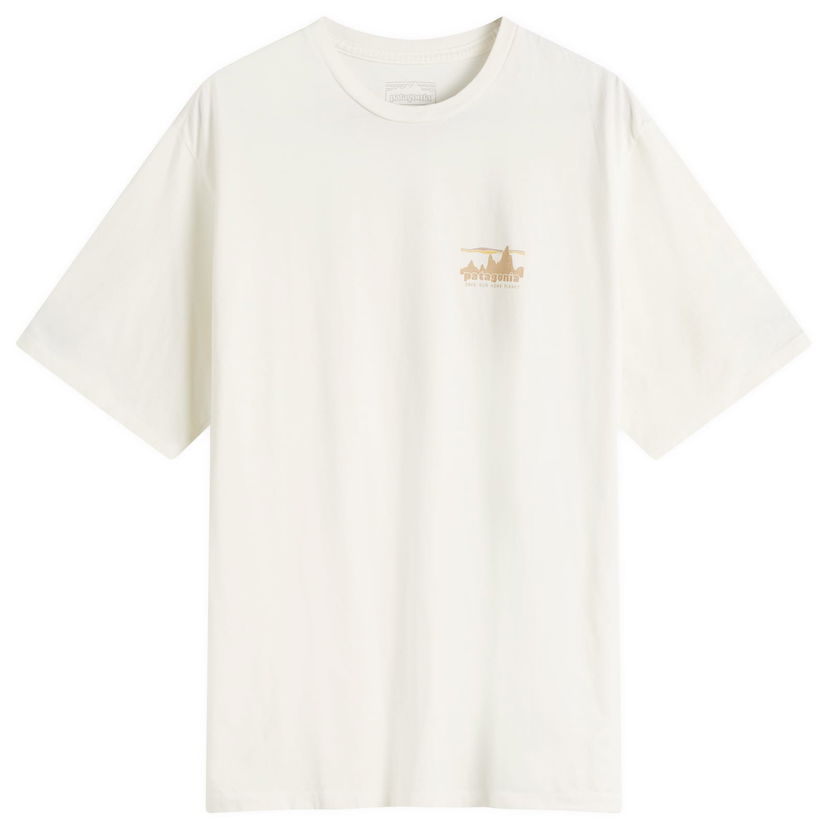 Majica kratkih rukava Patagonia 73 Skyline Organic T-Shirt, Size Large Bijela | 37534-BCW