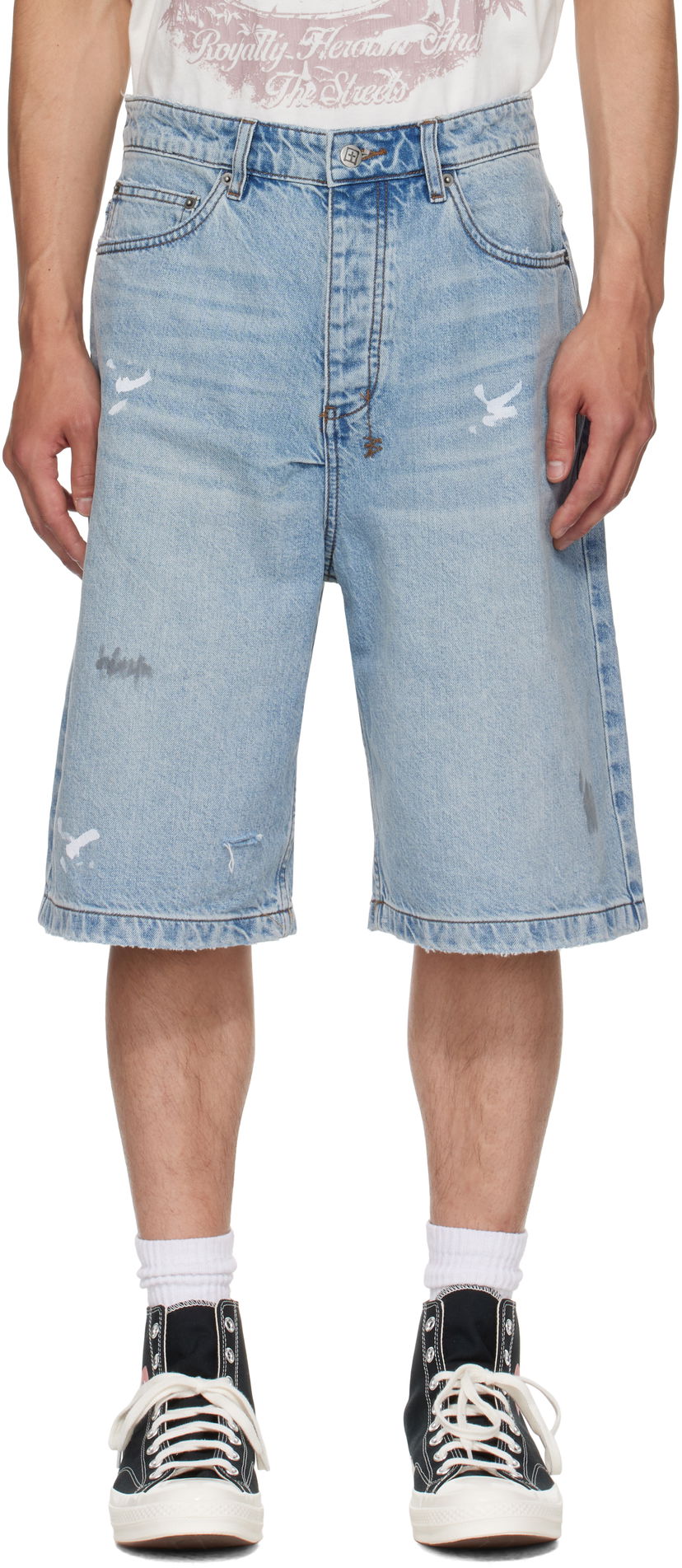 Kratke hlače Ksubi Ksubi Maxx Painter Shorts Plava | MPF25WA002