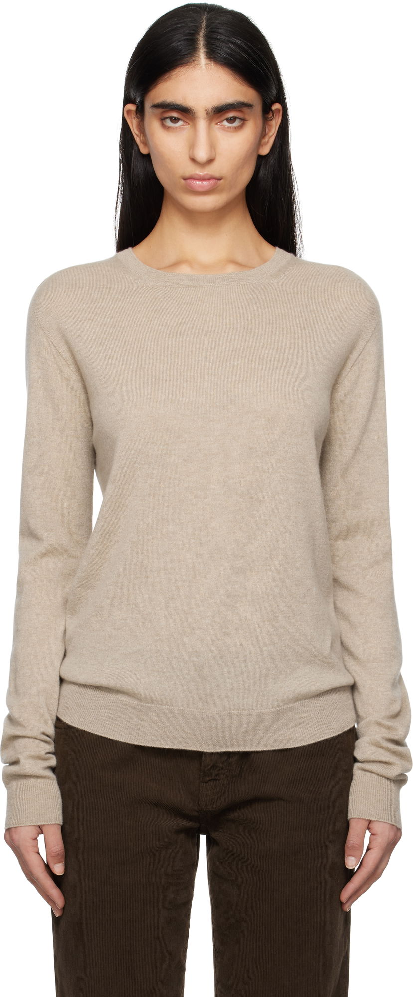 Džemper The Row The Row Jazor Cashmere Sweater Bež | 8795-Y751