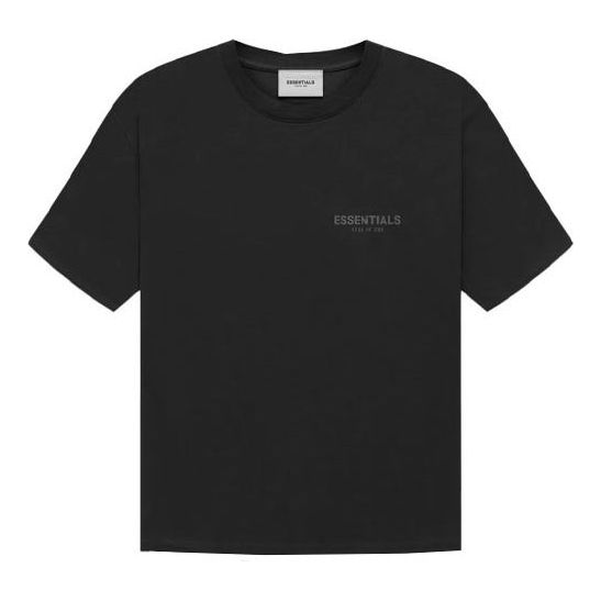 Majica kratkih rukava Fear of God Essentials Short Sleeve Tee Crna | FOG-FW21-221