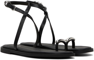 Prsten rag & bone Rag & Bone Geo Ring Sandals Crna | WFF24PF038LE38, 3