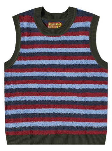 Džemper Brain Dead Teddy Fur Striped Vest Višebojno | BDF22O12002641BL17