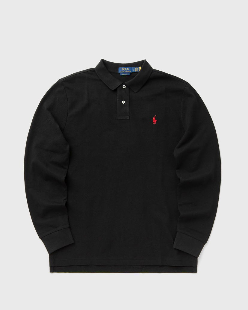 Polo majica Polo by Ralph Lauren Polo Ralph Lauren Long Sleeve Polo Shirt Crna | 710680790045