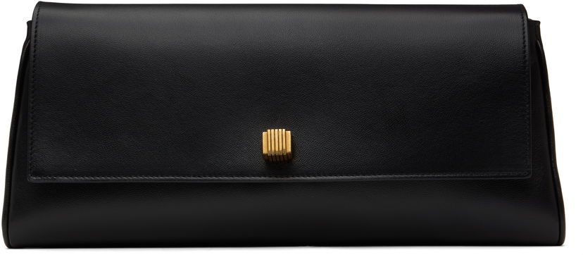 Ručna torbica Khaite Khaite Audrey Leather Clutch Crna | H3033-867