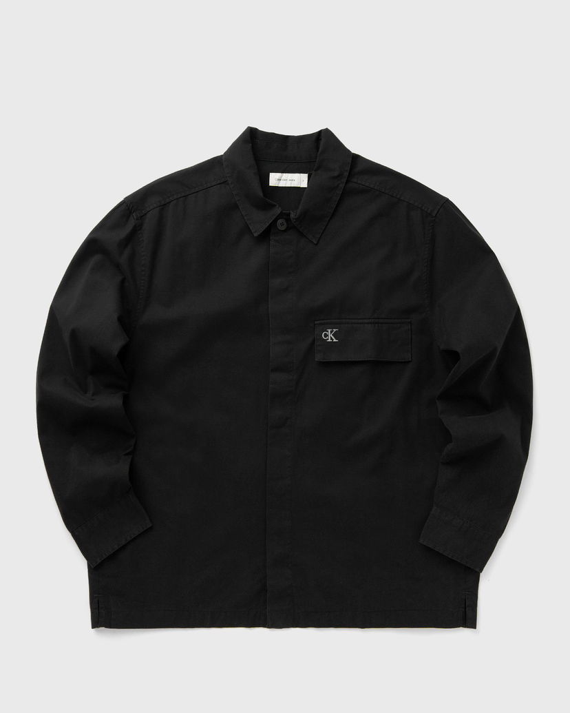 Košulja CALVIN KLEIN Calvin Klein Jeans Clean Cotton Overshirt Crna | J30J326724BEH