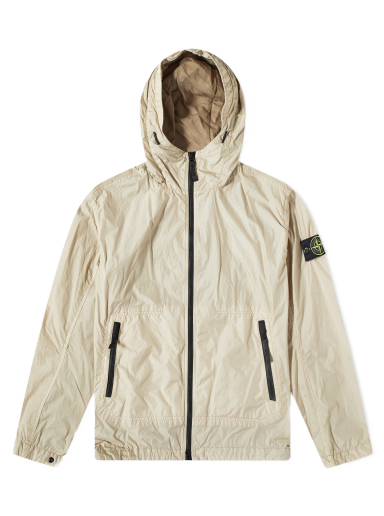 Vjetrovka Stone Island Crinkle Reps Hooded Jacket Bež | 781540522-V0092