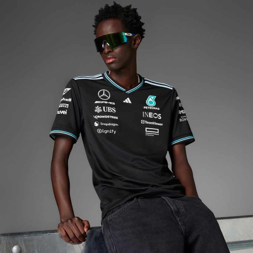 Majica kratkih rukava adidas Performance Mercedes-AMG Petronas Formula One Team Authentic Driver T-Shirt Crna | JY2607
